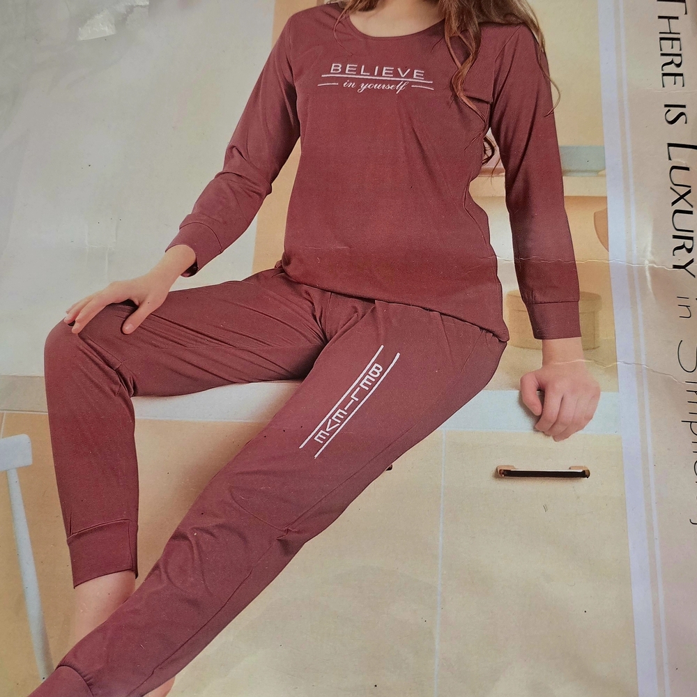 Kids Pajamas in Maroon